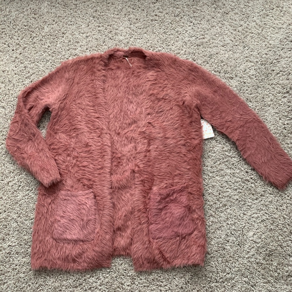 Free People Fuzzy Cardigan
